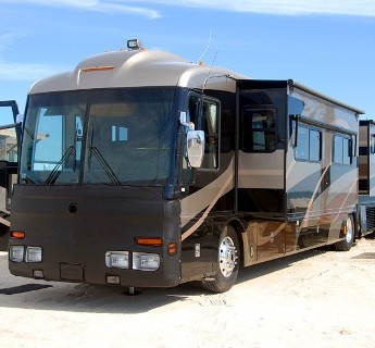 RV Parked and Extended